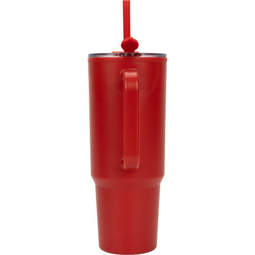 Kubek ze słomką XXL 1200 ml TEODORA Czerwony 8468605 (7)