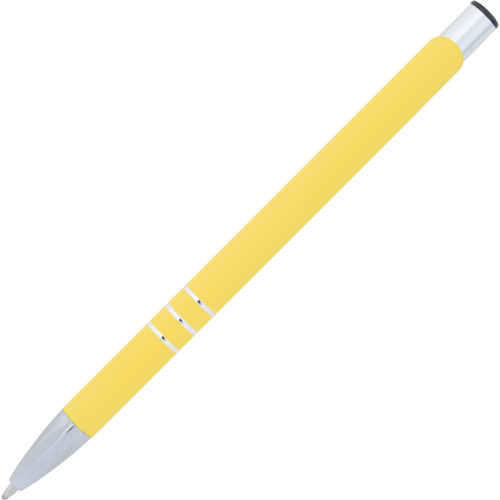 Długopis metalowy soft touch NEW JERSEY żółty 055508 (3)