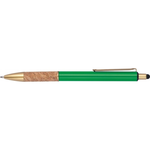 Długopis metalowy touch pen CAPRI Zielony 369009 (1)