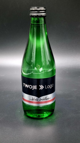 Woda niegazowana w butelce z logo 0,3L wielokolorowy KMN02 (2)