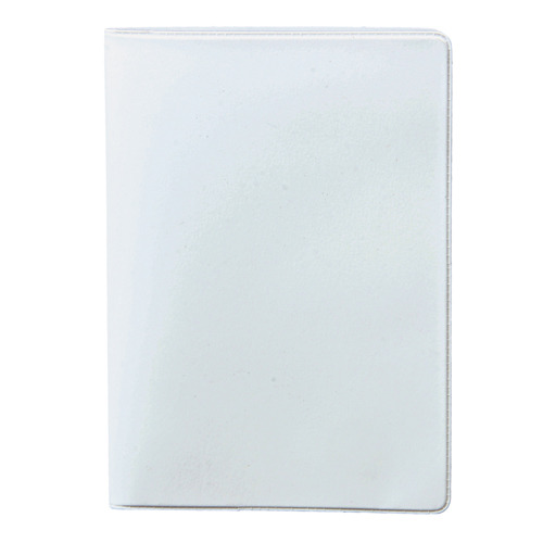 Etui na dokumenty z PCV, 2 przegródki / Holdex Biały IP42016600 