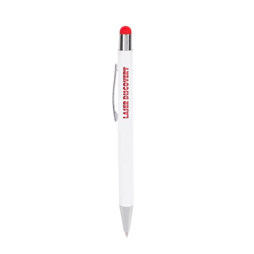 Długopis, touch pen czerwony V1931-05 (2)