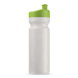 Bidon Sportowy Design 750ml Biały / jasnozielony