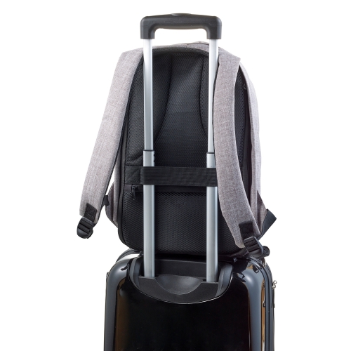 Plecak chroniący przed kieszonkowcami szary V0610-19 (17)