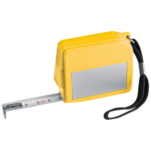 Miarka stalowa 2m LA PAZ Żółty 880208 