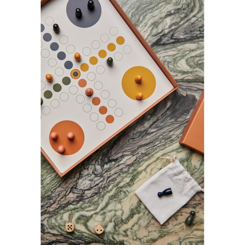 Gra planszowa "Chińczyk" VINGA Ludo Brązowy VG098-03 (4)