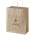 Kraft torba papierowa 80–90 g/m2 ze skręcanymi uchwytami — 32 x 17 x 39 cm Kraftowy brąz 1PQ01006  thumbnail