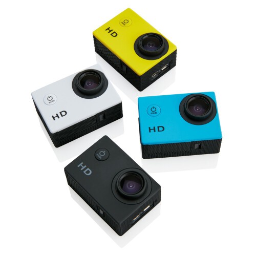 Kamera sportowa HD z 11 akcesoriami czarny, czarny P330.051 (11)