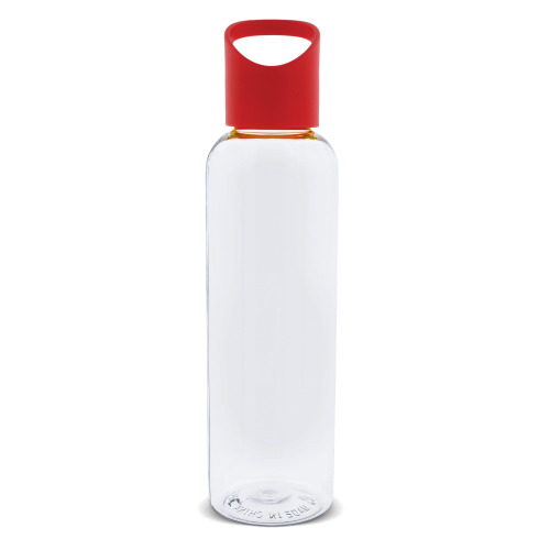 Butelka Loop transparent R-PET 600ml Transparentny / czerwony LT98744-N0421 (1)