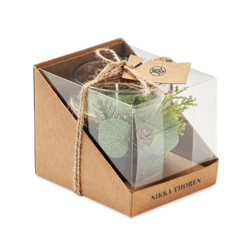 Świąteczny świecznik Zielony CX1508-09 (5)