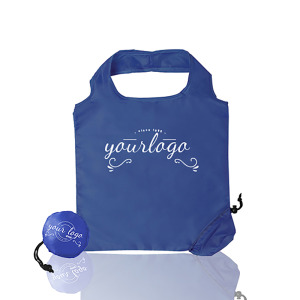 190T Składana torba / Ballbag Royal blue
