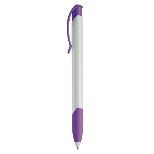 Długopis Apollo (kolor nietransparentny) Biały / purpurowy LT87100-N0172 (1)