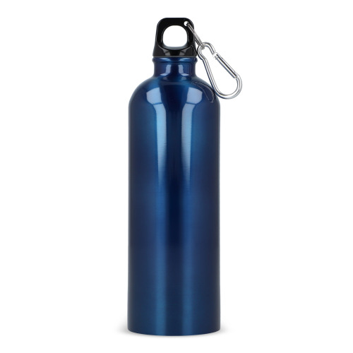 Jednościenna butelka R-SS z karabińczykiem 750ml Niebieski LT98739-N0011 (2)
