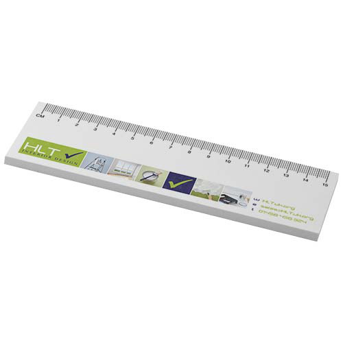 Sticky-Mate® samoprzylepne karteczki z recyklingu z nadrukowaną linijką Biały 21261011 (2)