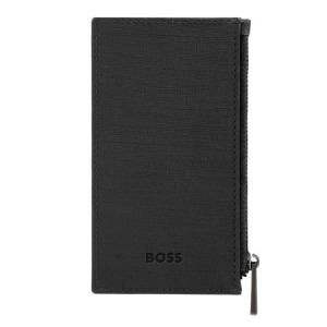 Portfel na karty z zamkiem Double B Saffiano Grey