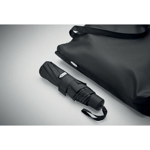 Zestaw torba z parasolem RPET 21 c Czarny MO2476-03 (6)