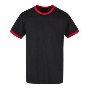 T-shirt Męski Klasyczny Bawełniany - White & Black