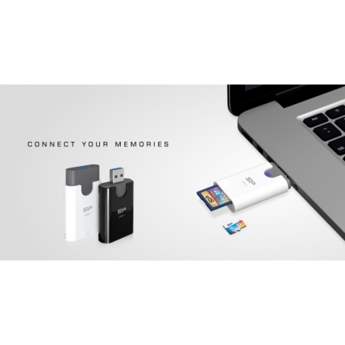 Czytnik kart microSD i SD Silicon Power Combo 3,1 biały EG 819806 (1)