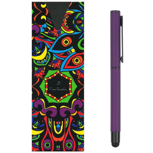 Pióro kulkowe touch pen, soft touch CELEBRATION Pierre Cardin Fioletowy B0300604IP312 (1)