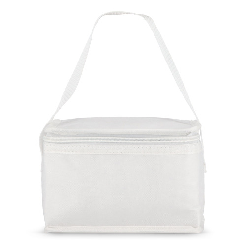 R-PET 6 Torba chłodząca na puszki z włókniny 20 x 13 x 12,5 cm 75g/m² Biały LT95390-N0001 (2)