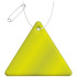 RFX™ reflective odblaskowa zawieszka z PVC, trójkąt Neonowy żółty 1PR10013  thumbnail