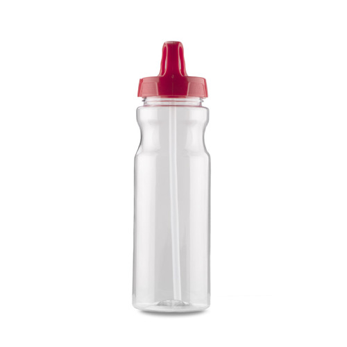 Bidon ze słomką TRANCE 700 ml Czerwony 16216-04 (4)