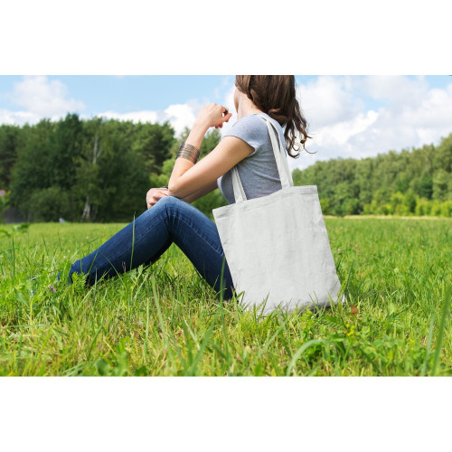 Torba bawełniana na zakupy | Hall Biały V8481-02 (1)