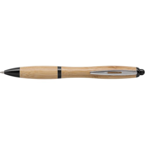 Bambusowy długopis czarny V1965-03 (2)