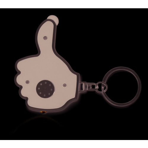 Brelok kciuk z lampką led Czarny MO8940-03 (1)