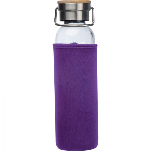 Butelka szklana z pokrowcem 600 ml RAMONA Fioletowy 6318112 (3)