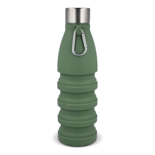 Składana butelka na wodę 550 ml Oliwkowa zieleń LT98720-N0043 (6)