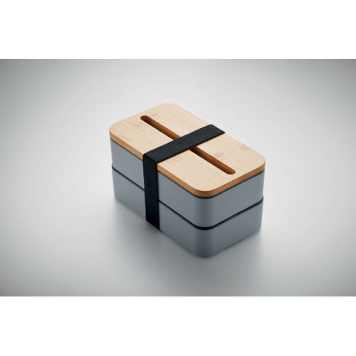 Lunch box z PP z recyklingu Petrol MO2088-20 (2)