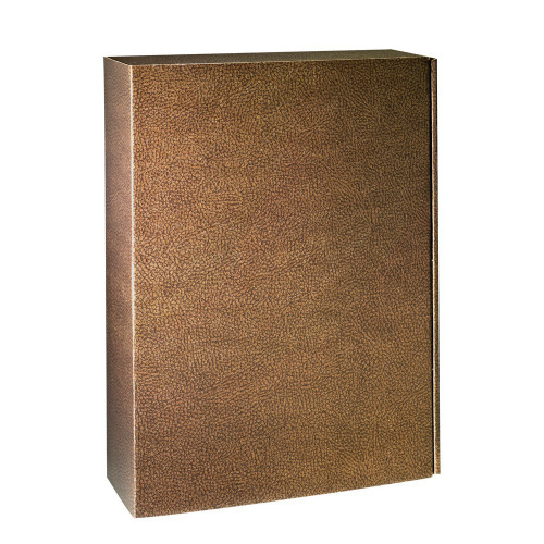 Ekskluzywny kartonik na wino, 3 el. | Rue Brązowy V6603-16 (1)