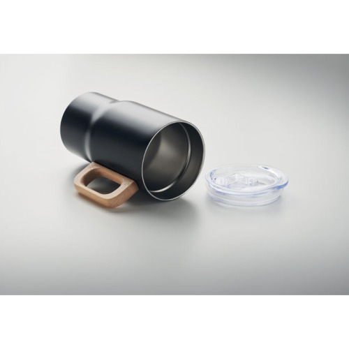 Kubek z podwójną ścianką 350 ml Czarny MO2499-03 (6)