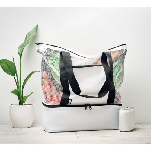 Siatkowa torba na zakupy Biały MO6182-06 (4)