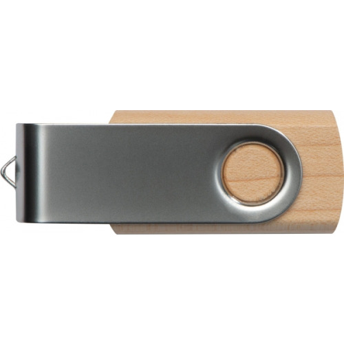 Pendrive drewniany 4 GB LESSINES Brązowy 087601 (2)