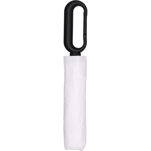 Parasol manualny Ø98 cm ERDING Biały 088506 (3)