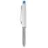 Długopis Stylus Shine+rysik Biały / jasnoniebieski LT87794-N0112 (4) thumbnail