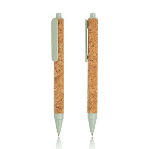 Długopis z korka i włókien pszenicy / Coreat Mint Green
