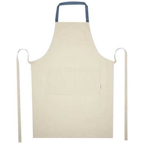 Nia fartuch z bawełny z recyklingu 200 g/m² Bladoniebieski 11332550 (2)