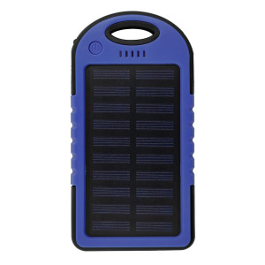 Wodoodporny power bank 4000 mAh, ładowarka słoneczna