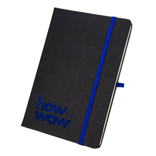 Notatnik A5 w linie SILKE Niebieski 2386704 (7)