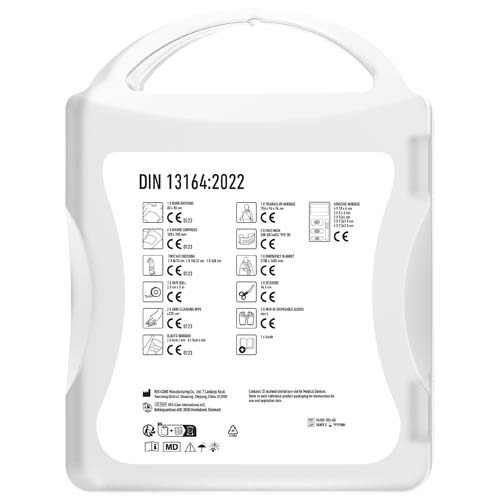 MyKit Zestaw Pierwszej Pomocy DIN Przezroczysty biały 1Z253101 (3)