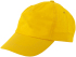 Czapka z daszkiem żółty V7065-08  thumbnail
