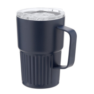 Kubek termiczny 450 ml ze stali nierdzewnej z recyklingu Granatowy