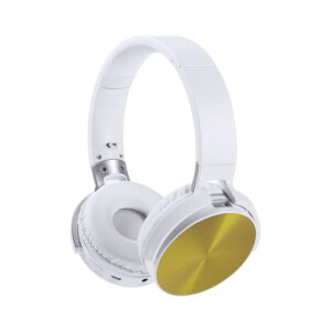 Bezprzewodowe słuchawki nauszne żółty