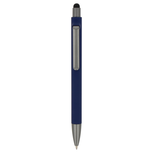Pióro kulkowe Madeira z rysikiem R-ABS Ciemnoniebieski LT87851-N0010 (3)