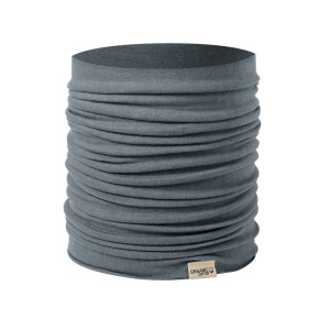 Osłona na twarz i szyję, komin z bawełny organicznej Szary