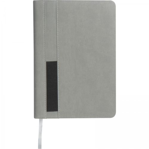 Notatnik A5 w kratkę CLELIA Szary 2136307 (4)