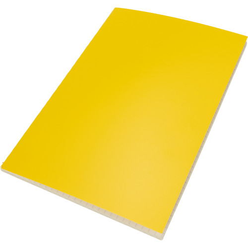 Notatnik A5 w kratkę SILAS żółty 2325808 